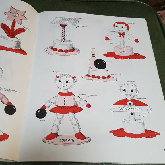 1962 Pack-O-Fun Fun with Marshmallows Children Craft Idea Book Almost 200 Favors - Picture 7 of 8